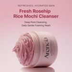 Arencia Rosehip Brightening Rice Mochi Cleanser 120g - Image 2