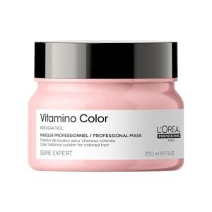 L’Oréal Professionnel Vitamino Color Masque 250g – professional hair mask for color-treated hair that nourishes, hydrates, and helps protect hair color from fading.