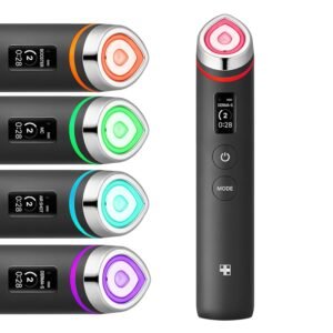 medicube Booster Pro 6-in-1 Real Glass Glow Beauty Massager – Korean skincare tool for firmer, radiant, clear skin.