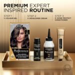 L'Oréal Paris Preference Hair Color – Shade 3 Dark Brown - Image 3