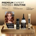L'Oréal Paris Preference Hair Color 5.3 Light Golden Brown - Image 3
