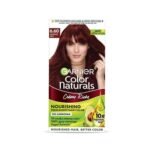 Garnier Color Naturals 6.60 Intense Red Hair Dye – nourishing permanent hair color enriched with natural oils that delivers vibrant intense red shade with full grey coverage and brilliant shine.