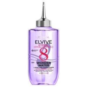 L'Oréal Paris Elvive Wonder Water 8 Second Hair Treatment 200ml – liquid conditioner with lamellar technology that instantly smooths and repairs damaged, coloured hair.