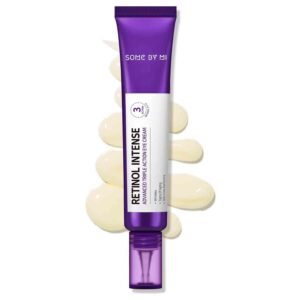 Some By Mi Retinol Intense Advanced Triple Action Eye Cream 30ml – anti-aging Korean eye cream with retinol that helps reduce wrinkles, dark circles, and puffiness.