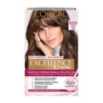 L'Oréal Paris Excellence Creme Hair Color 600 Dark Blonde – permanent hair dye with triple care formula for natural dark blonde color and full grey coverage.
