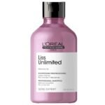 L'Oréal Professionnel Liss Unlimited Shampoo 300ml – smoothing shampoo with Prokeratin that helps control frizz, protect against humidity, and keep hair smooth and manageable.