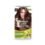 Garnier Color Naturals 5.32 Caramel Brown Hair Dye – nourishing permanent hair color enriched with natural oils that delivers warm caramel brown shade with grey coverage.