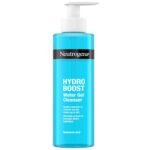 Neutrogena Hydro Boost Water Gel Cleanser 200ml – hydrating face wash with hyaluronic acid for deep cleansing, moisture boost, and soft, refreshed skin.