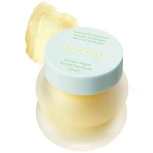 TOCOBO Lemon Sugar Lip Mask 20ml – brightening and nourishing Korean lip sleeping mask with lemon extract and sugar for smooth, soft lips.