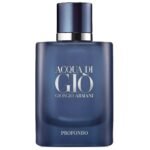Giorgio Armani Acqua Di Gio Profondo Eau De Parfum 100ml – fresh aquatic men’s fragrance with marine notes, citrus freshness, and long-lasting deep scent.