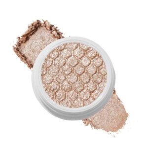 ColourPop Super Shock Shadow Ritz 2.1g – ultra-sparkly champagne eyeshadow with silver glitter in a unique cream-to-powder formula for a radiant eye look.