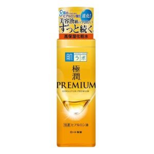 Hada Labo Gokujyun Premium Hyaluronic Acid Lotion 170ml – Japanese ultra-hydrating toner with multiple hyaluronic acids for deep moisture and plump skin.
