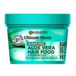 Garnier Hair Food Aloe Vera 3-in-1 Normal Hair Mask 400ml – nourishing hair mask with aloe vera for normal hair hydration, smoothness, and healthy shine.
