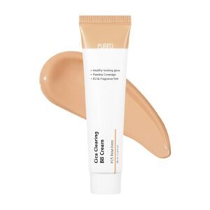 Purito Cica Clearing BB Cream #15 Rose Ivory 30ml – Vegan tinted BB cream for natural coverage with soothing care.