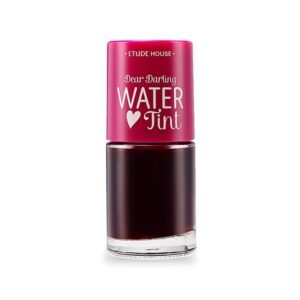 Etude House Dear Darling Water Tint #01 Strawberry Ade 9g – Water-based lip tint with a fresh strawberry red shade for natural, long-lasting color and hydrated lips.