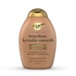 OGX Ever-Straight Brazilian Keratin Therapy Shampoo 385ml – Smoothing shampoo with keratin and argan oil that helps strengthen, soften, and control frizz for sleek, straight hair.