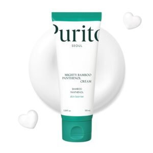 Purito Panthenol 10% Post-Acne Cream 100ml – Barrier repair moisturizer for acne marks, soothing and hydrating sensitive skin.