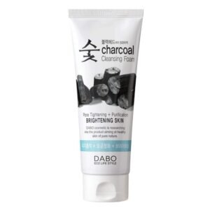DABO Charcoal Foam Cleansing 150ml – Deep cleansing face wash with charcoal for oil control and pore purification.