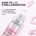 L’Oréal Elvive Glycolic Gloss 5 Minute Lamination Treatment 200ml - Image 4