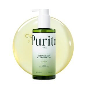 Purito From Green Cleansing Oil 200ml – Gentle fragrance-free oil cleanser for removing makeup, sunscreen & impurities.