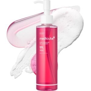 medicube PDRN Jelly to Foam Cleanser 200ml – Low pH face wash with PDRN, collagen & LHA for gentle cleansing and radiant skin.
