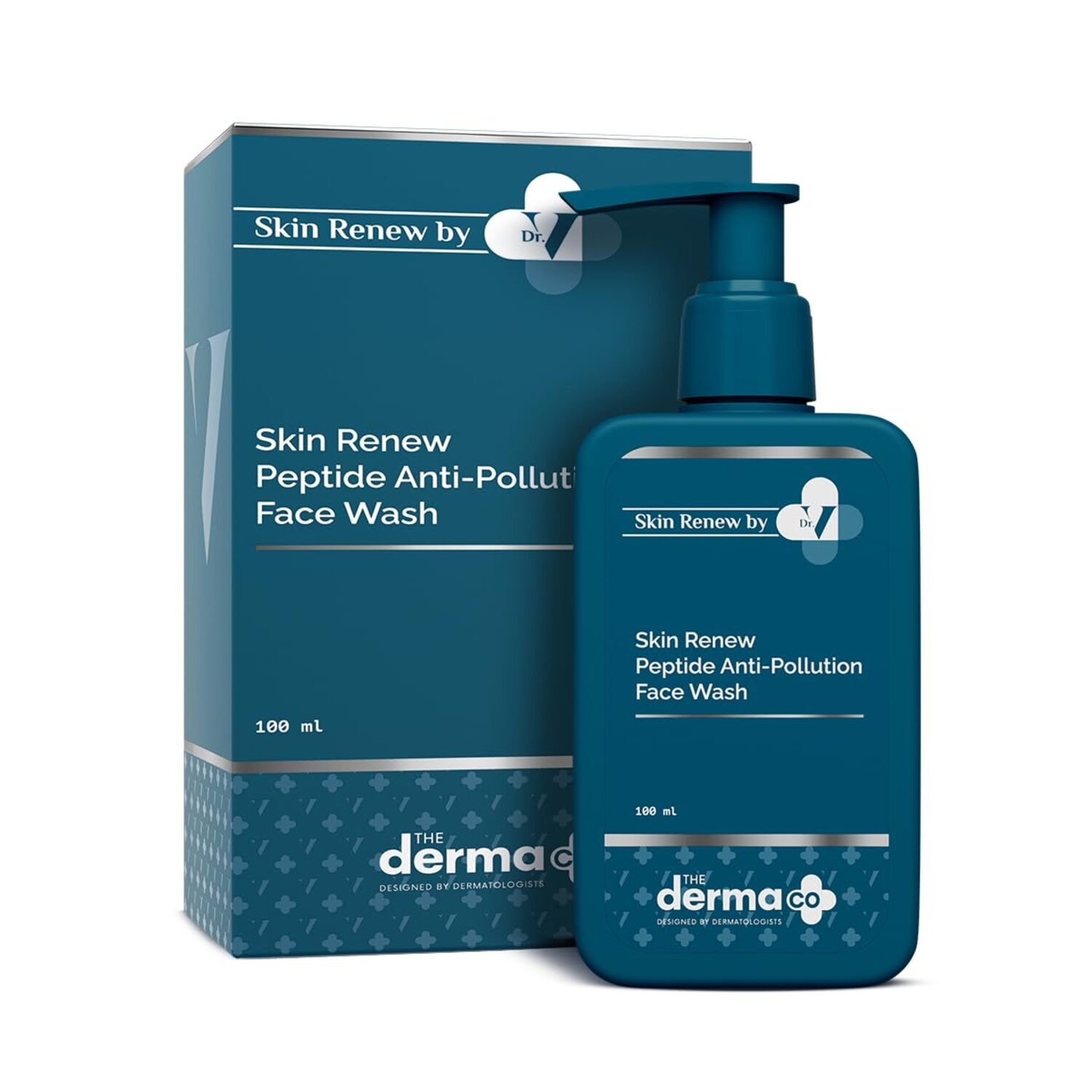 The Derma Co X Dr V Skin Renew Anti-Pollution Face Wash – 100ml The Derma Co X Dr V Skin Renew Anti-Pollution Face Wash 100ml – Gentle facial cleanser that removes dirt, pollution, and impurities while keeping skin soft and non-dry.