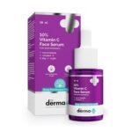 The Derma Co 10% Vitamin C Face Serum 30ml – Brightening serum that restores natural glow, tightens pores, and hydrates dull, dry skin.