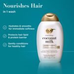 OGX Nourishing + Coconut Milk Conditioner – 385ml - Image 3
