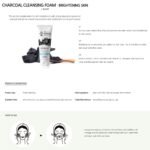 DABO Charcoal Foam Cleansing – 150ml - Image 2