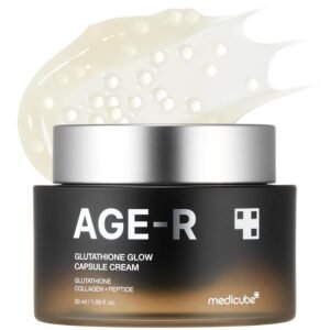 Medicube AGE-R Glutathione Glow Capsule Cream 50ml – Brightening moisturizer with glutathione, collagen & peptides for glowing skin.
