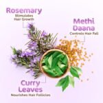 Mamaearth Rosemary Hair Oil with Rosemary & Methi Dana 150ml - Image 3