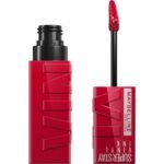 Maybelline Super Stay Vinyl Ink Liquid Lipstick 50 Wicked – Deep bold shade with long-lasting glossy vinyl finish and intense pigment.