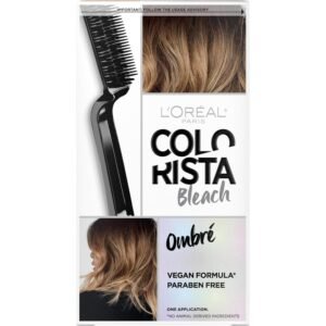 L’Oréal Paris Colorista Ombre Hair Bleach Kit – At-home ombre hair color kit for creating smooth, gradient lightened ends with a professional finish.