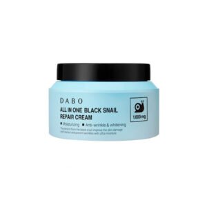 DABO All In One Black Snail Repair Cream 100gm – Repairing cream with black snail extract for hydration, anti-aging, and skin recovery.