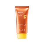 DABO White Sunblock Cream Power Sun Shield SPF50+ PA+++ 70ml – Brightening sunscreen with strong UV protection and smooth finish.