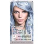 L’Oréal Paris Feria Pastels Smokey Blue P1 Hair Dye – Vibrant pastel blue hair color with a smoky finish for bold, trendy, and luminous hair.