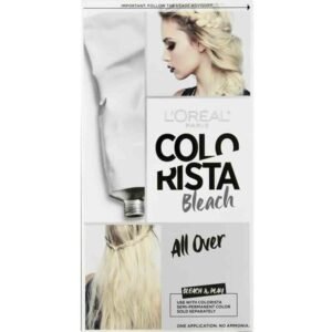 L’Oréal Colorista Hair Bleach & Lightener At Home Kit – Easy at-home bleaching kit that lightens hair for vibrant color results and trendy transformations.