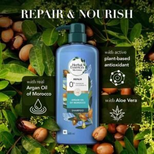 Herbal Essences Bio:Renew Argan Oil of Morocco Repair Shampoo 600ml – Nourishing shampoo with argan oil to repair, strengthen, and hydrate dry or damaged hair.