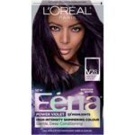 L’Oréal Paris Feria Permanent Hair Color V28 Deepest Violet – Intense violet hair dye with multi-tonal shimmer for bold, vibrant, long-lasting color.