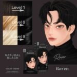 Kota Cosmetics Hair Color Cream Raven Natural Black - Image 3