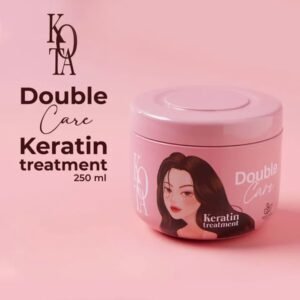 Kota Double Care Keratin Treatment Hair Mask 250ml – Deep conditioning hair mask with keratin that repairs damage, smooths frizz, and restores strength and shine.