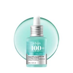 Anua PDRN Hyaluronic Acid Capsule 100 Serum 30ml – hydrating and repairing serum for glowing, plump, and smooth skin.