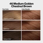 Revlon ColorSilk Hair Color – 46 Medium Golden Chestnut Brown - Image 2