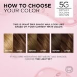 L'Oréal Paris Excellence Hair Color – 5G Medium Golden Brown - Image 2