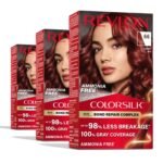 Revlon ColorSilk 66 Cherry Red – ammonia-free permanent hair color with bond repair and 100% grey coverage for vibrant red hair.