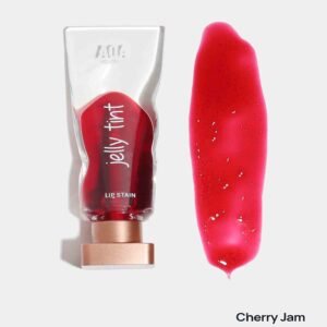 AOA Jelly Tint Lip Stain Cherry Jam 3ml – long-lasting glossy lip tint with a cherry red shade and lightweight jelly texture.