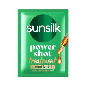 Sunsilk Power Shot Treatment Strong Lengths 20ml – strengthening hair treatment for long, healthy and breakage-resistant hair.