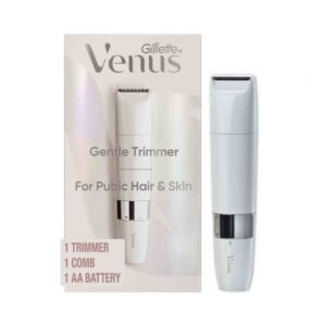 Gillette Venus Intimate Gentle Trimmer – safe and gentle pubic hair trimmer for sensitive skin with smooth results.