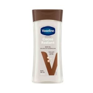 Vaseline Cocoa Radiant Body Gel Oil 300ml – moisturizing body oil with cocoa butter for glowing, smooth and hydrated skin.