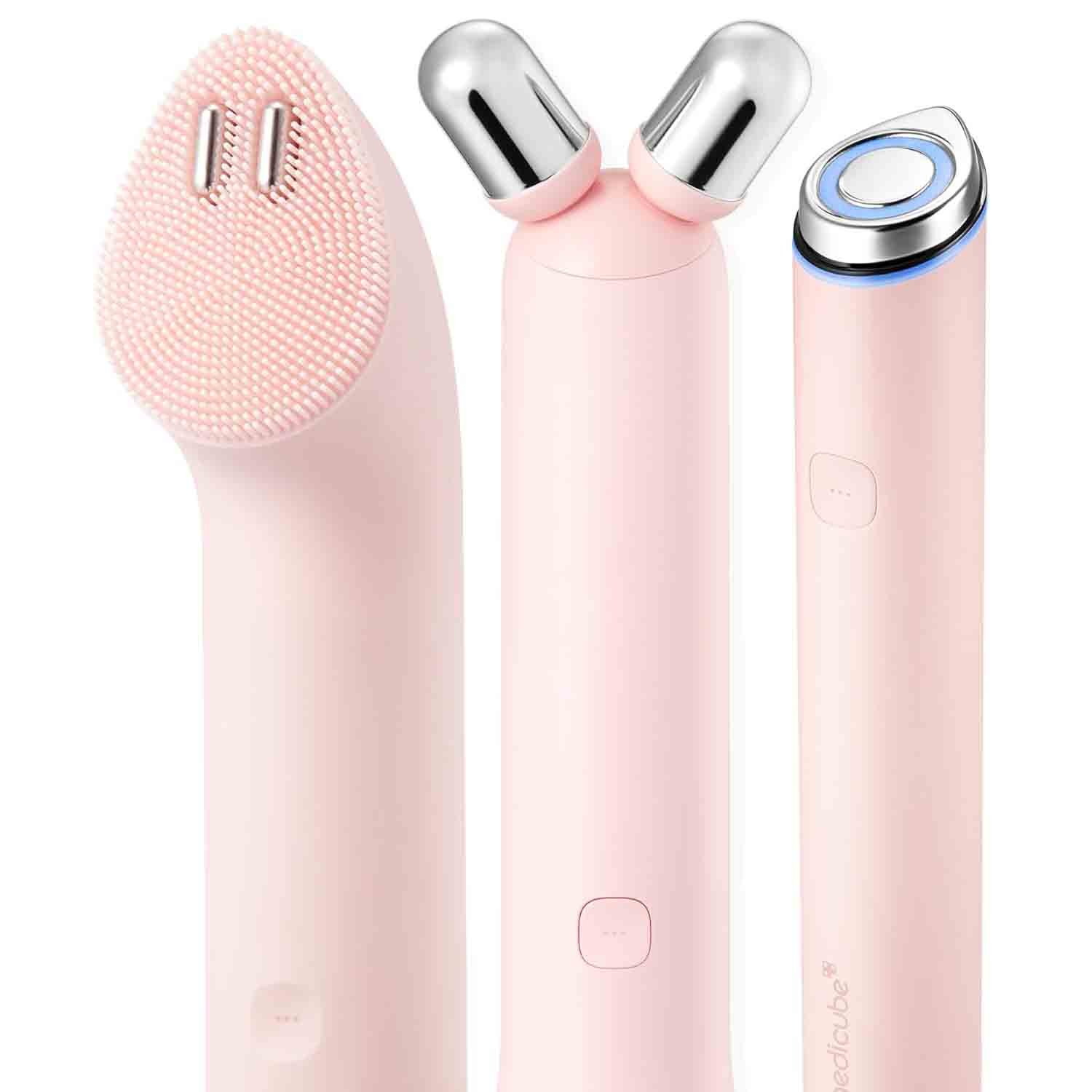 medicube Mini Booster Pro Plus Full Facial Device Set β 3-in-1 Skincare Device (Pink) medicube Mini Booster Pro Plus Facial Device Pink β 3-in-1 Korean skincare device for pore cleansing, lifting, and skincare absorption.